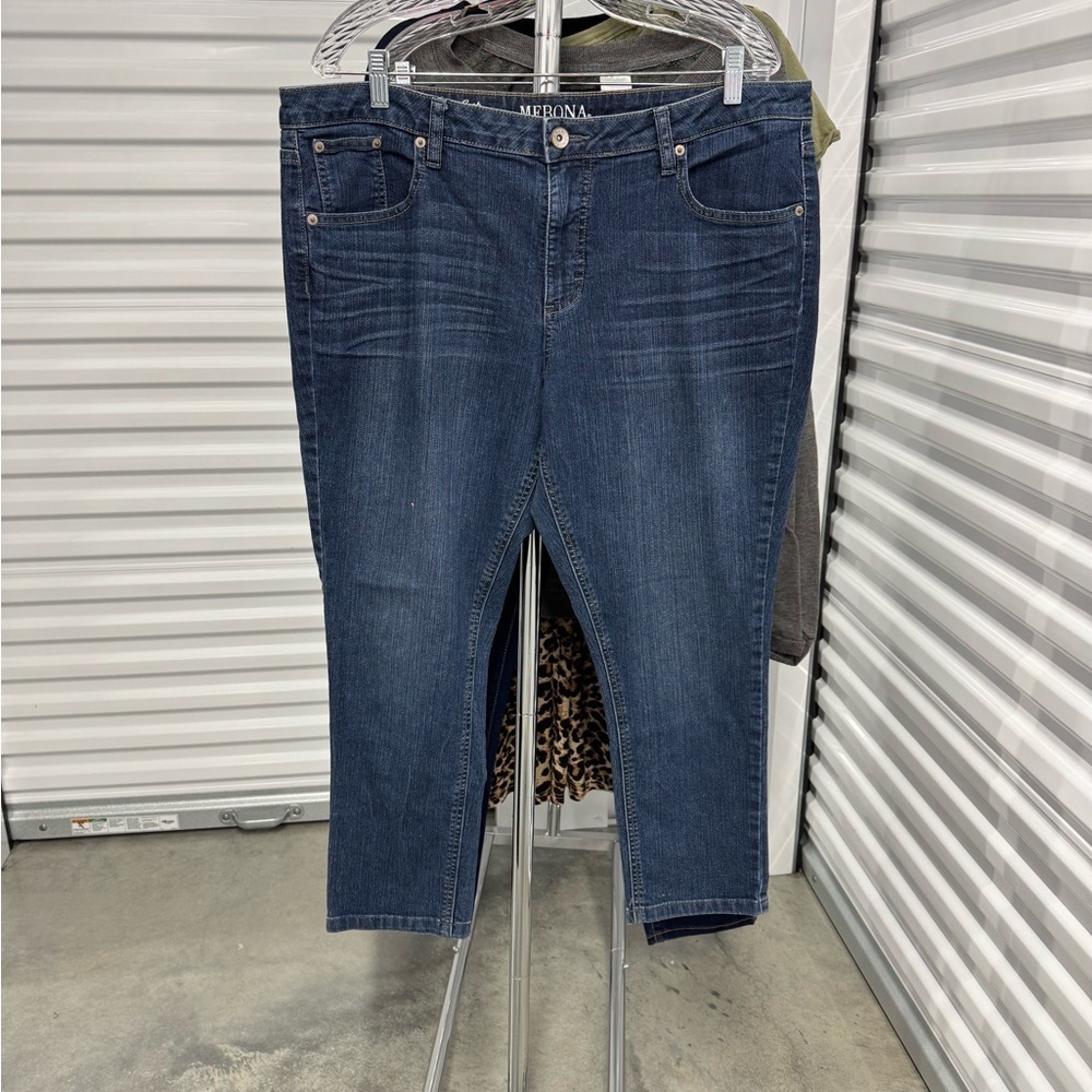 Merona | Straight Leg Jeans in Dark Wash | size 18